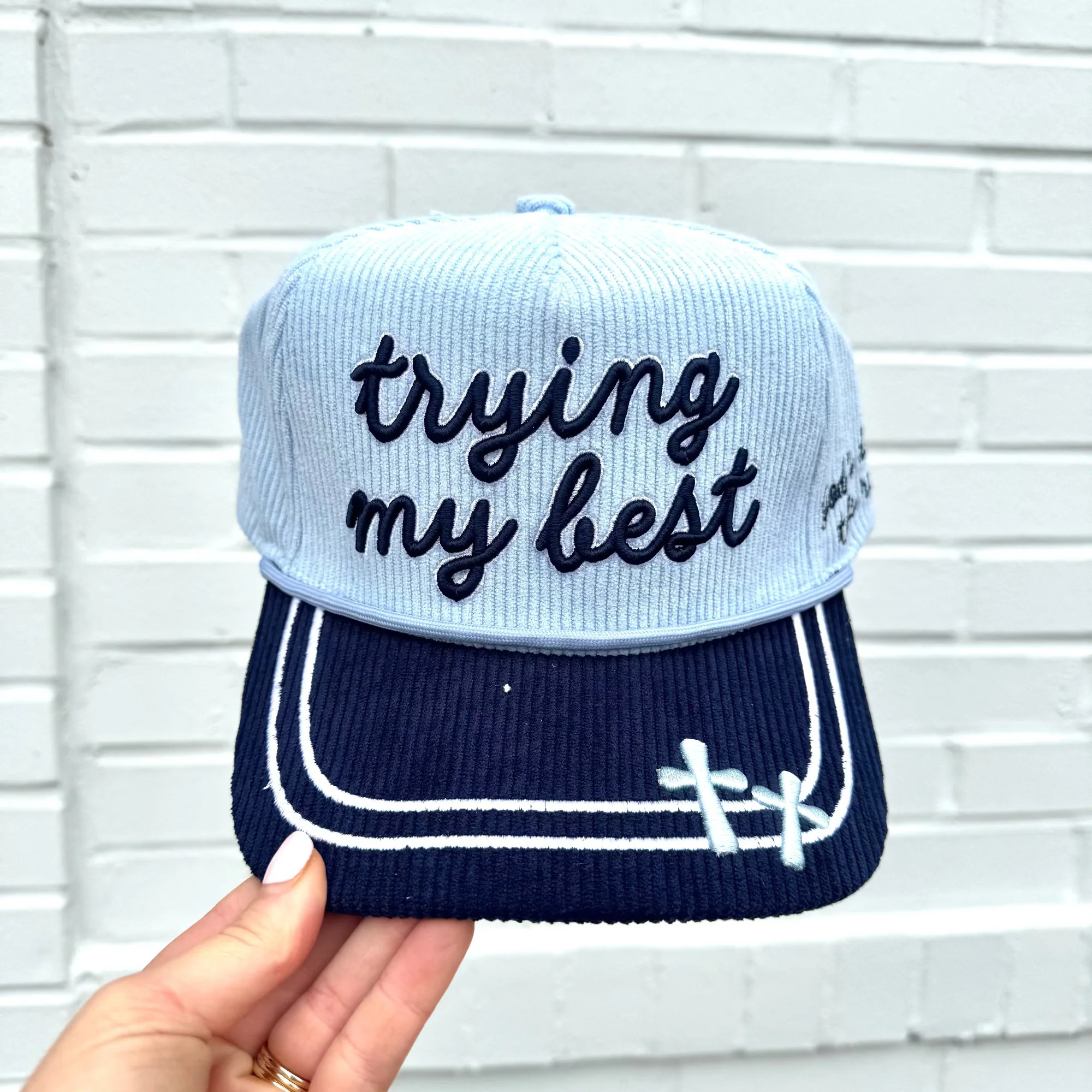 Trying My Best Corduroy Hat | Poppy & Pine