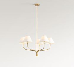 Collins Metal Round Chandelier (36"-61") | Pottery Barn (US)