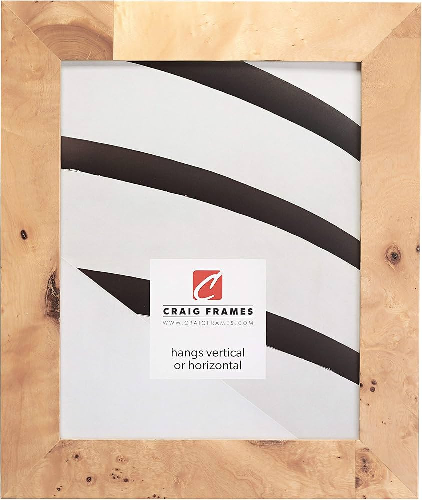 Craig Frames Innovations Picture Frame, 24 x 24 Inch, Natural Burl | Amazon (US)