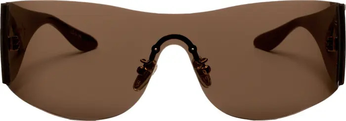 Wrap It Up 141mm Rimless Shield Sunglasses | Nordstrom