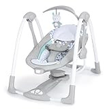 Ingenuity ConvertMe 2-in-1 Compact Portable Automatic Baby Swing & Infant Seat, Battery-Powered V... | Amazon (US)