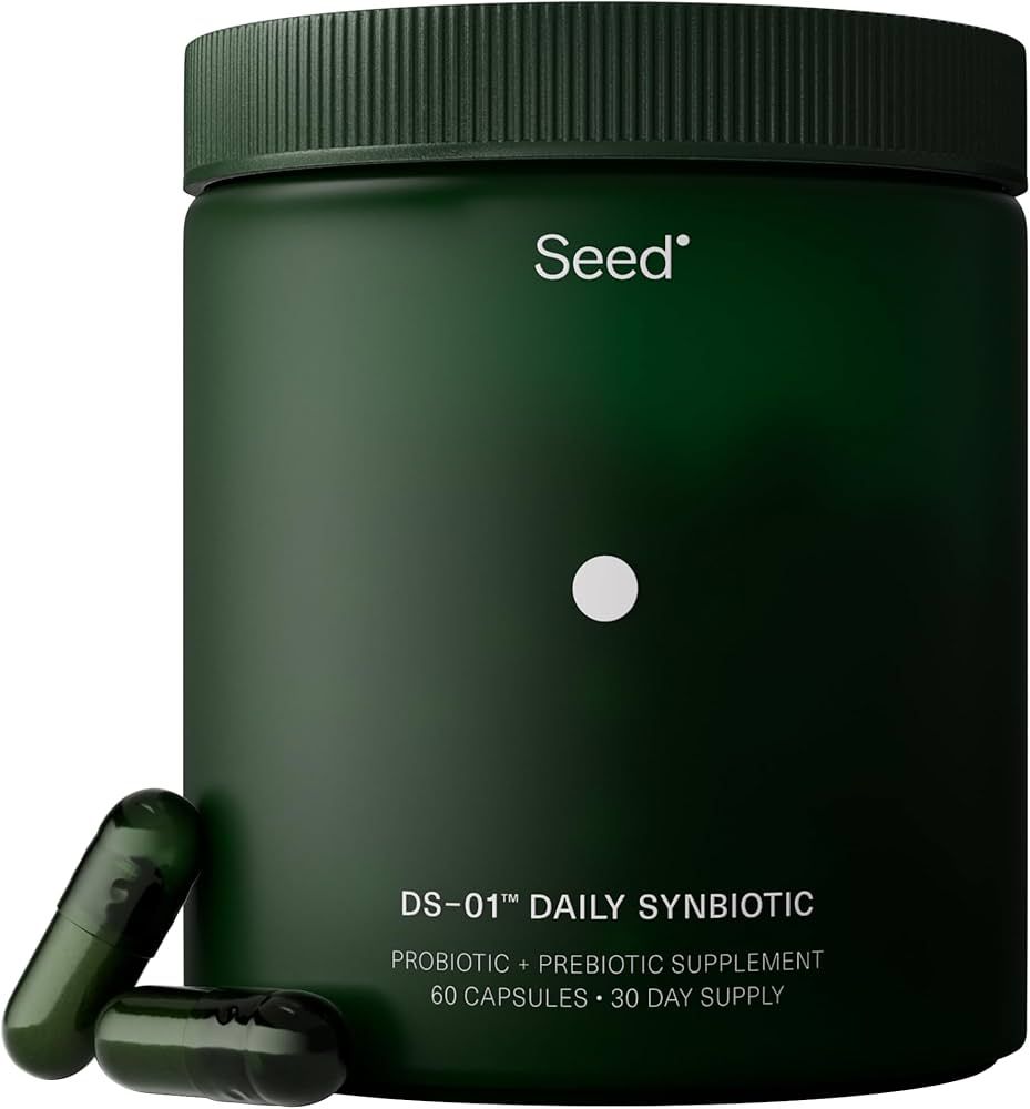 Seed DS-01 Daily Synbiotic - Prebiotic and Probiotic (60 Capsules) - 53.6 Billion AFU - Digestive... | Amazon (US)