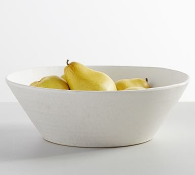 Larkin Reactive Glaze Stoneware Serving Bowl | Pottery Barn (US)