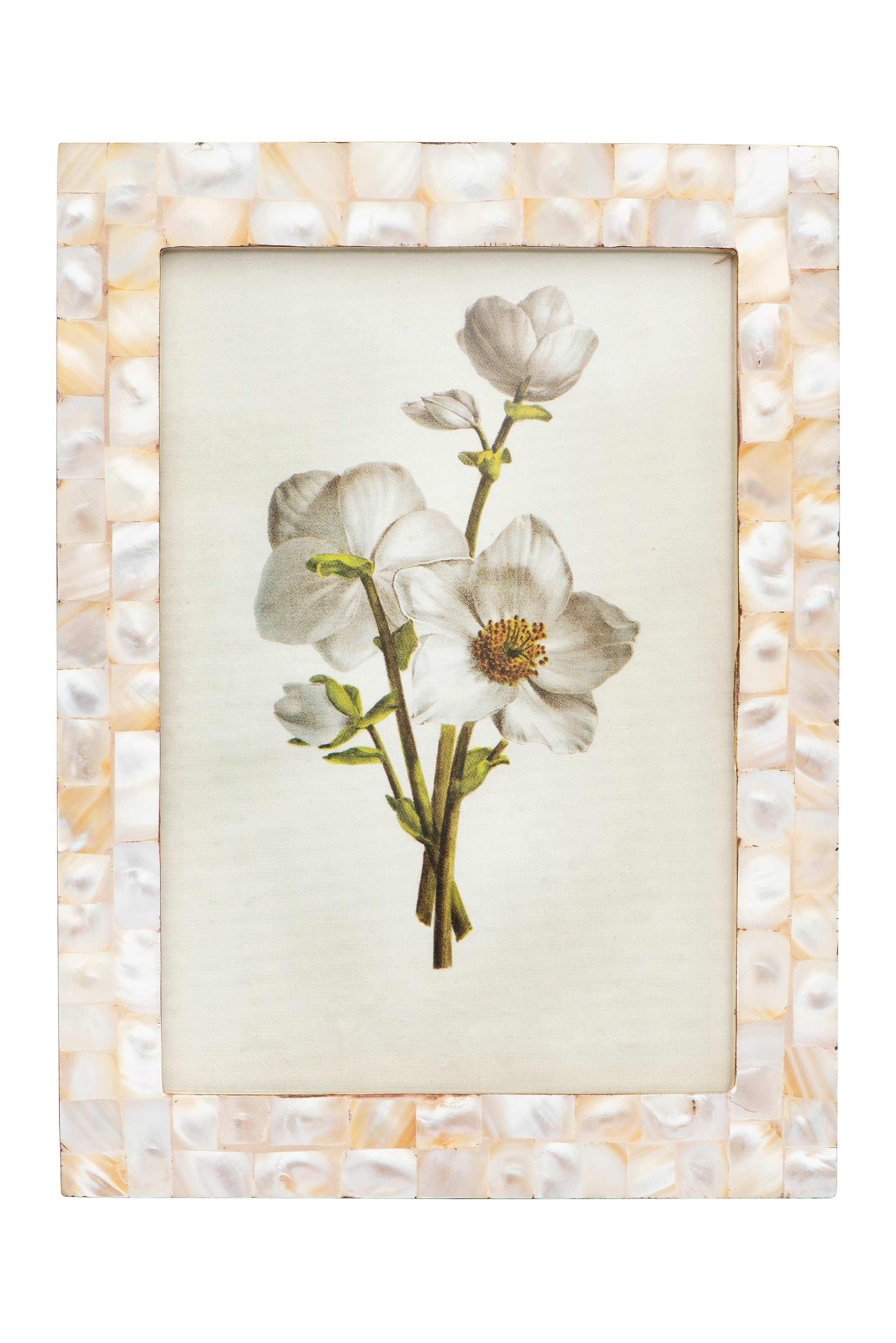 Creative Co-Op Mother of Pearl Photo Frame (Holds 5" x 7" Photo) | Walmart (US)