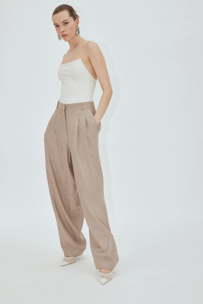 Thong Bodysuit with Shoulder Straps - White - Ladies | H&M US | H&M (US + CA)