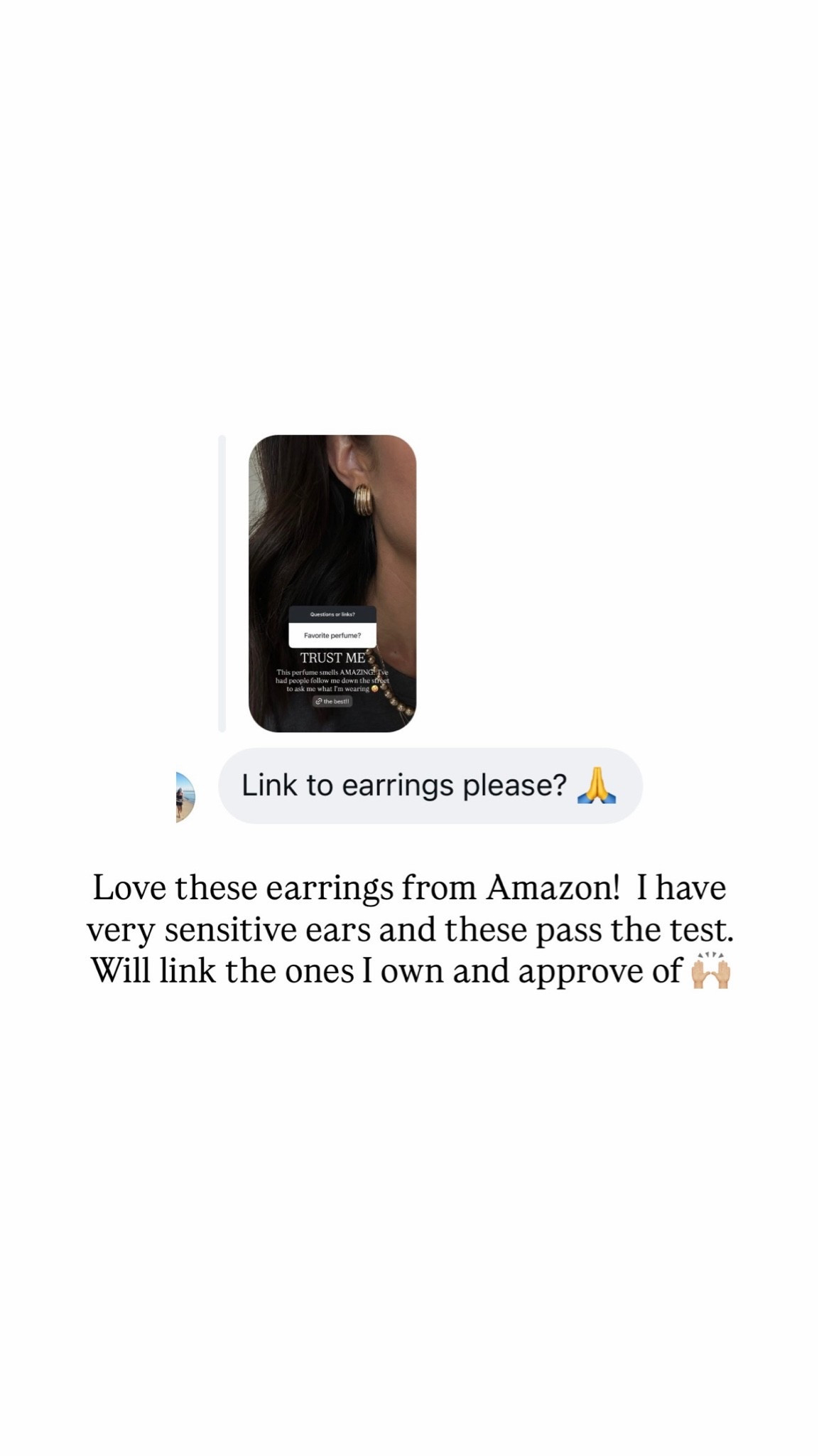 Earrings  that I own and love! I have very sensitive ears and these pass the test

#LTKSeasonal #LTKgrwm