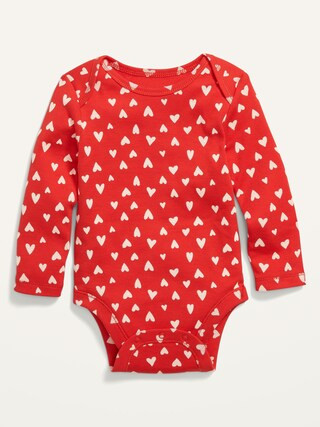 Unisex Long-Sleeve Printed Bodysuit for Baby | Old Navy (US)