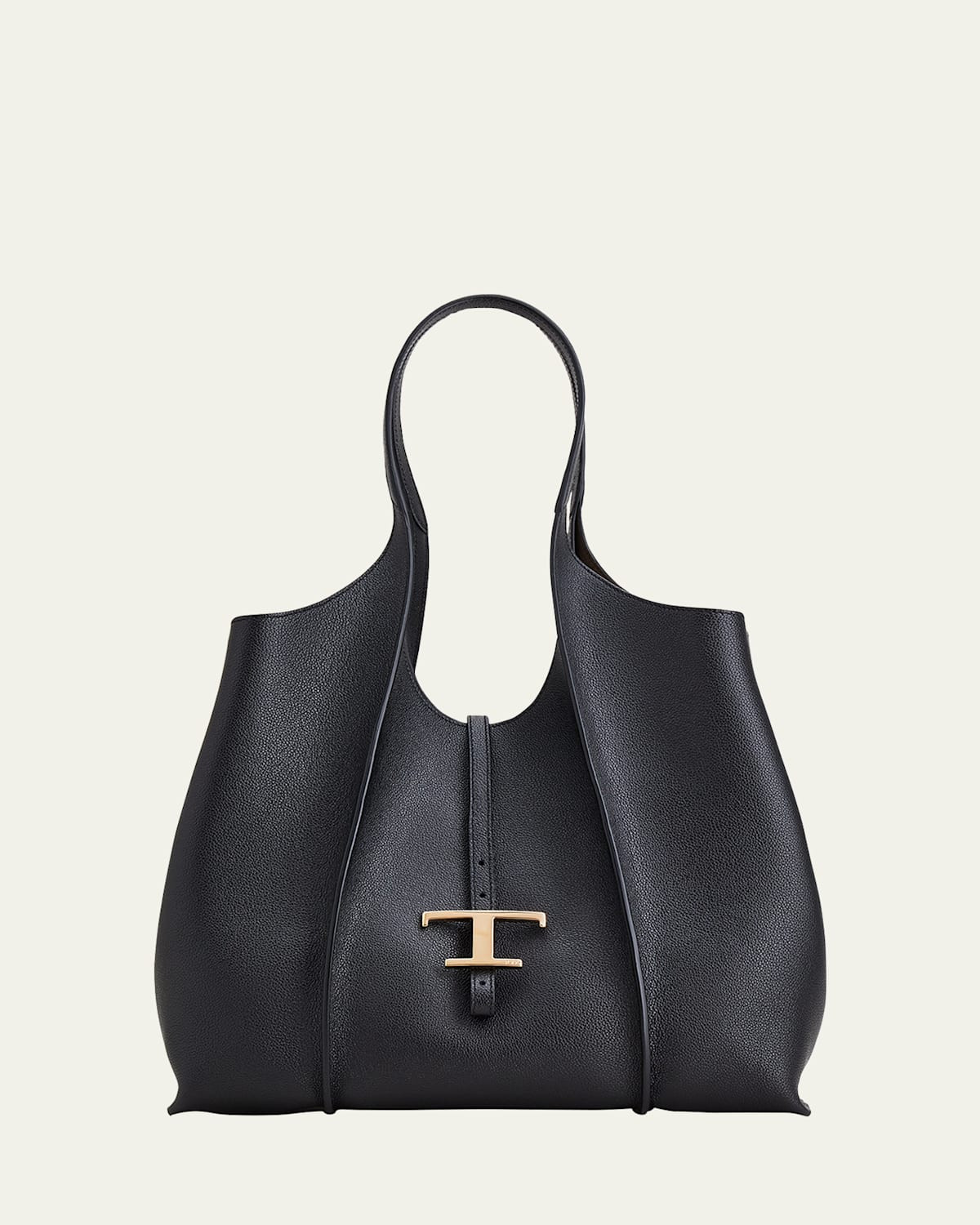 Medium Leather T Timeless Tote Shopping Bag | Bergdorf Goodman