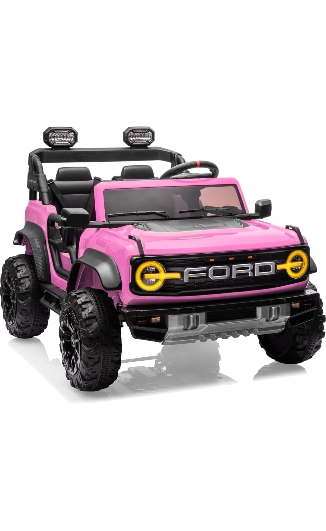 First Ride On Licensed Ford Bronco Raptor 24V 2 Seater Kids Ride on Toys, Battery Powered Electri... | Amazon (US)