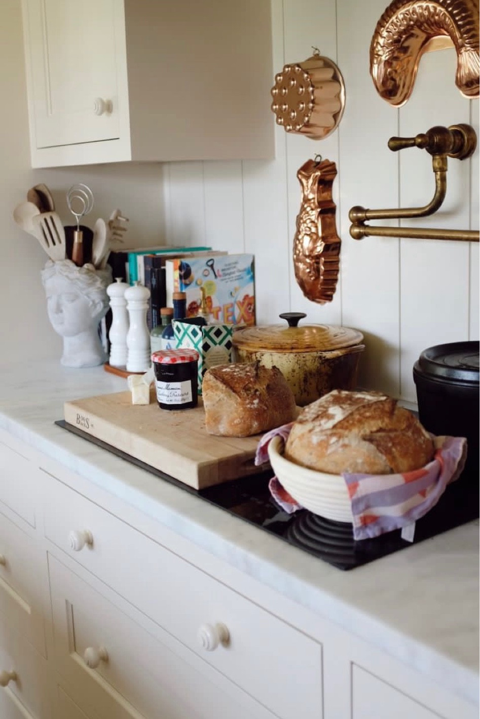 Fresh sourdough bread and cookbooks 

#LTKhome #LTKover40