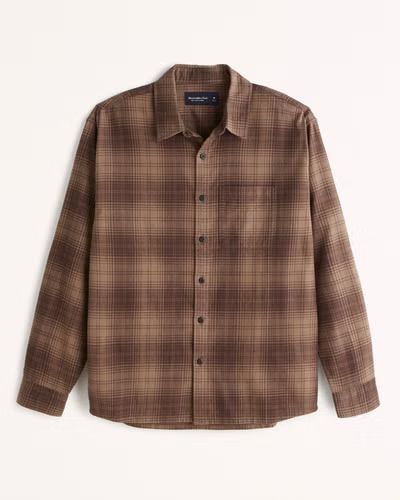 Men's 90s Relaxed Flannel | Men's Tops | Abercrombie.com | Abercrombie & Fitch (US)