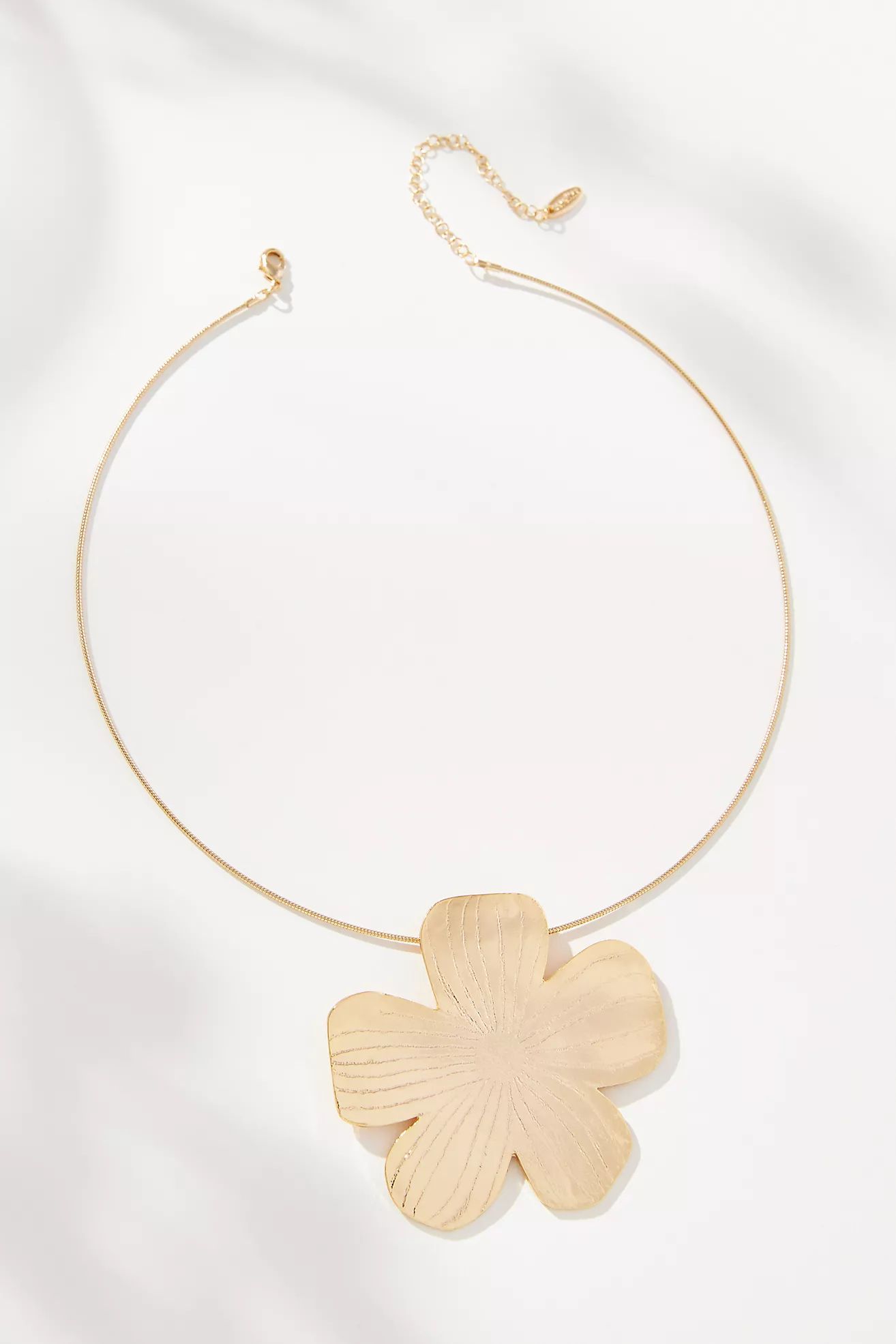Flower Pendant Collar Necklace | Anthropologie (US)