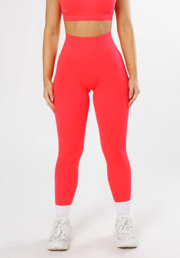 CurveFlex Hourglass High-Rise Sculptseam® Plus Seamless Legging Hot Tropic | Paragon Fitwear