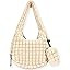Puffer Tote Bag for Women Large Quilted Puffy Lightweight Carryall Crossbody Tote Bag for Women | Amazon (US)