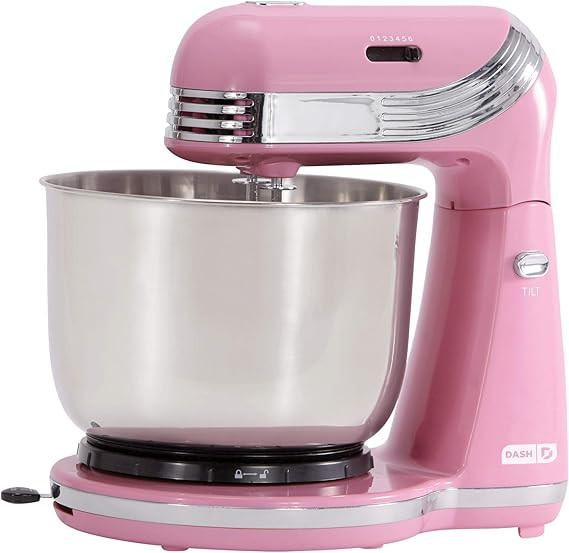 Dash Stand Mixer (Electric Mixer for Everyday Use): 6 Speed Stand Mixer with 3 Quart Stainless St... | Amazon (US)