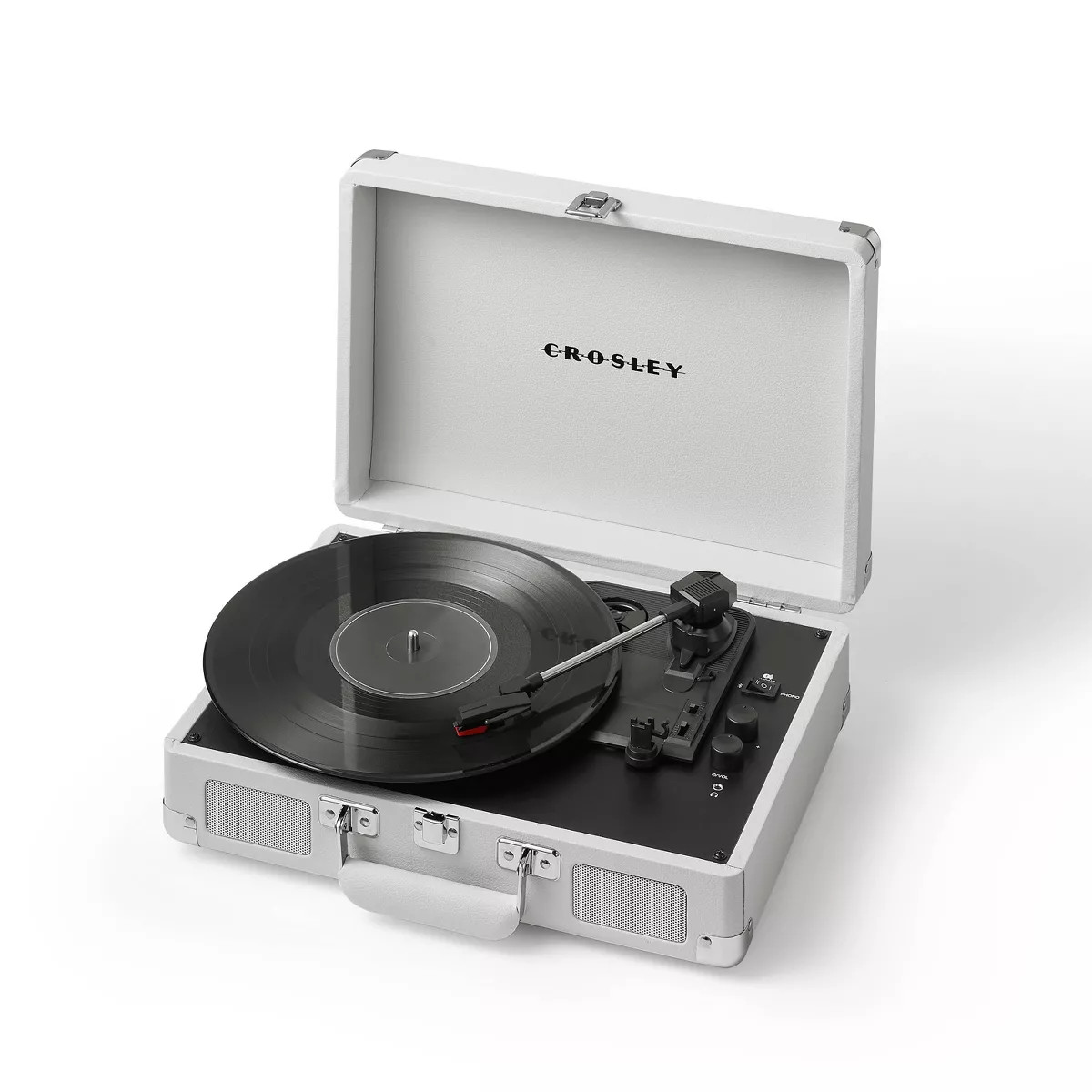 Crosley Cruiser Plus Bluetooth Vinyl Record Player - White Sand | Target