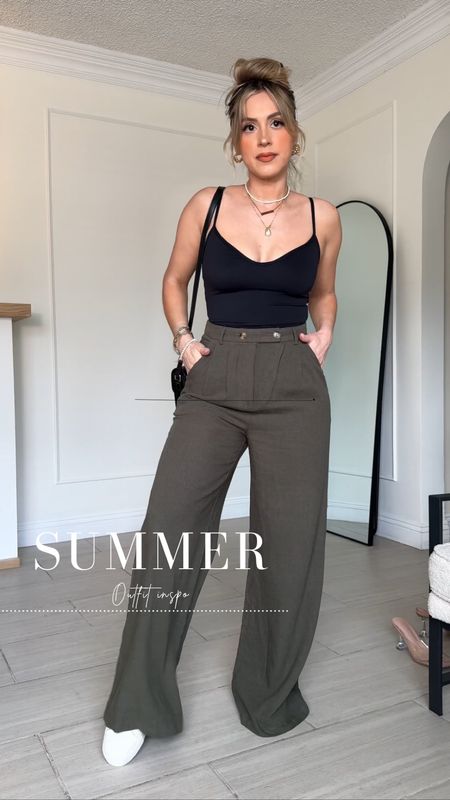 Comfy cute Summer Outfit ☀️😎

✔️ these linen pants are super comfortable and actually really nice quality! They have an elastic waistband, functional pockets, and I didn't have to hem them (I'm right under 5'3). 

#LTKstyletip #LTKU #LTKfindsunder50