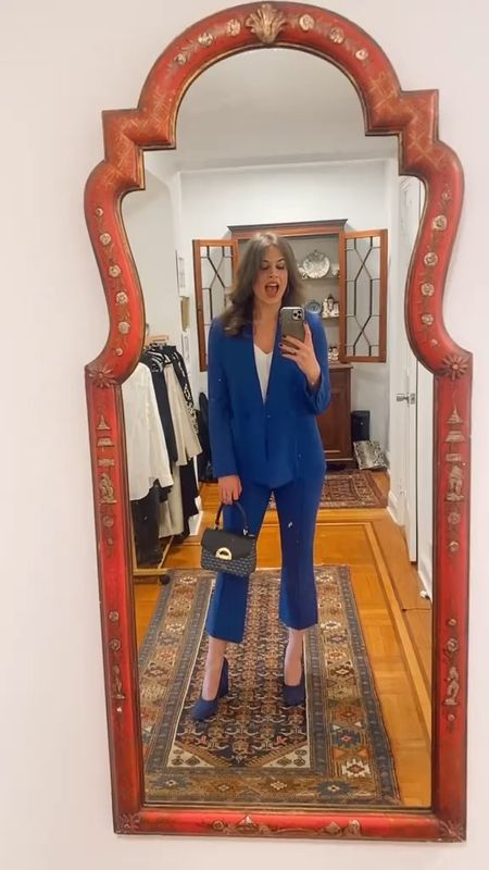 Want to standout at work? We highly recommend this fabulous statement cobalt blue suit! 

#LTKSeasonal #LTKGiftGuide #LTKHoliday