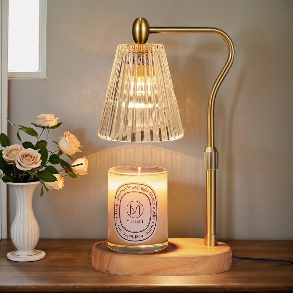 Candle Warmer Lamp with Timer and Dimmer Adjustable Height, Candle Warmer with 2 Bulbs for Scente... | Amazon (CA)