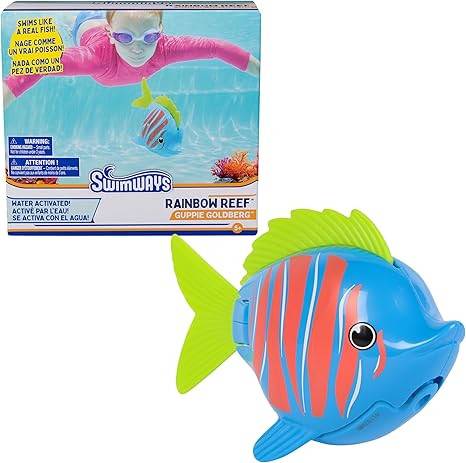 SwimWays Rainbow Reef Fish Toy, Kids Swimming Accessories & Water Toys, Learn to Swim Pool Toys f... | Amazon (US)