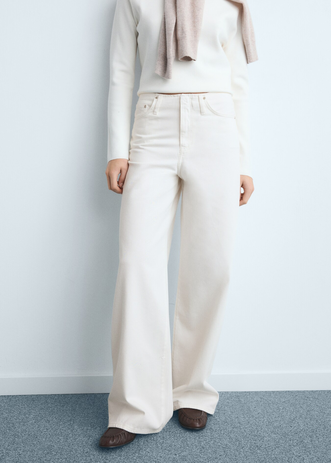 Low-rise wide-leg jeans | Mango (US/MX/AU)