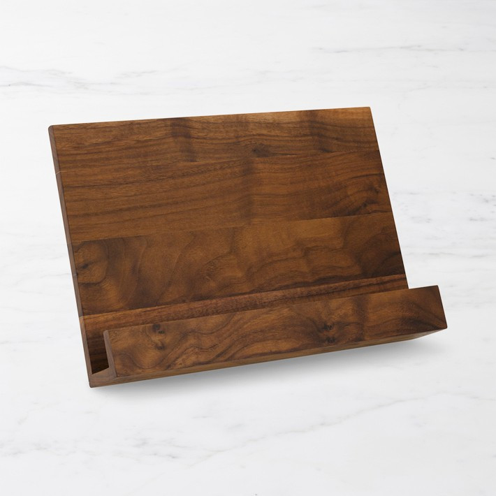 Williams Sonoma Walnut Cookbook Stand | Williams-Sonoma