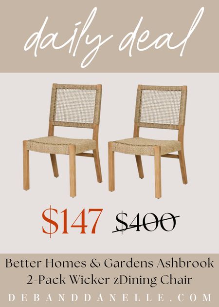 Daily deal on these chairs from Walmart! 

#LTKhome #LTKfamily #LTKsalealert