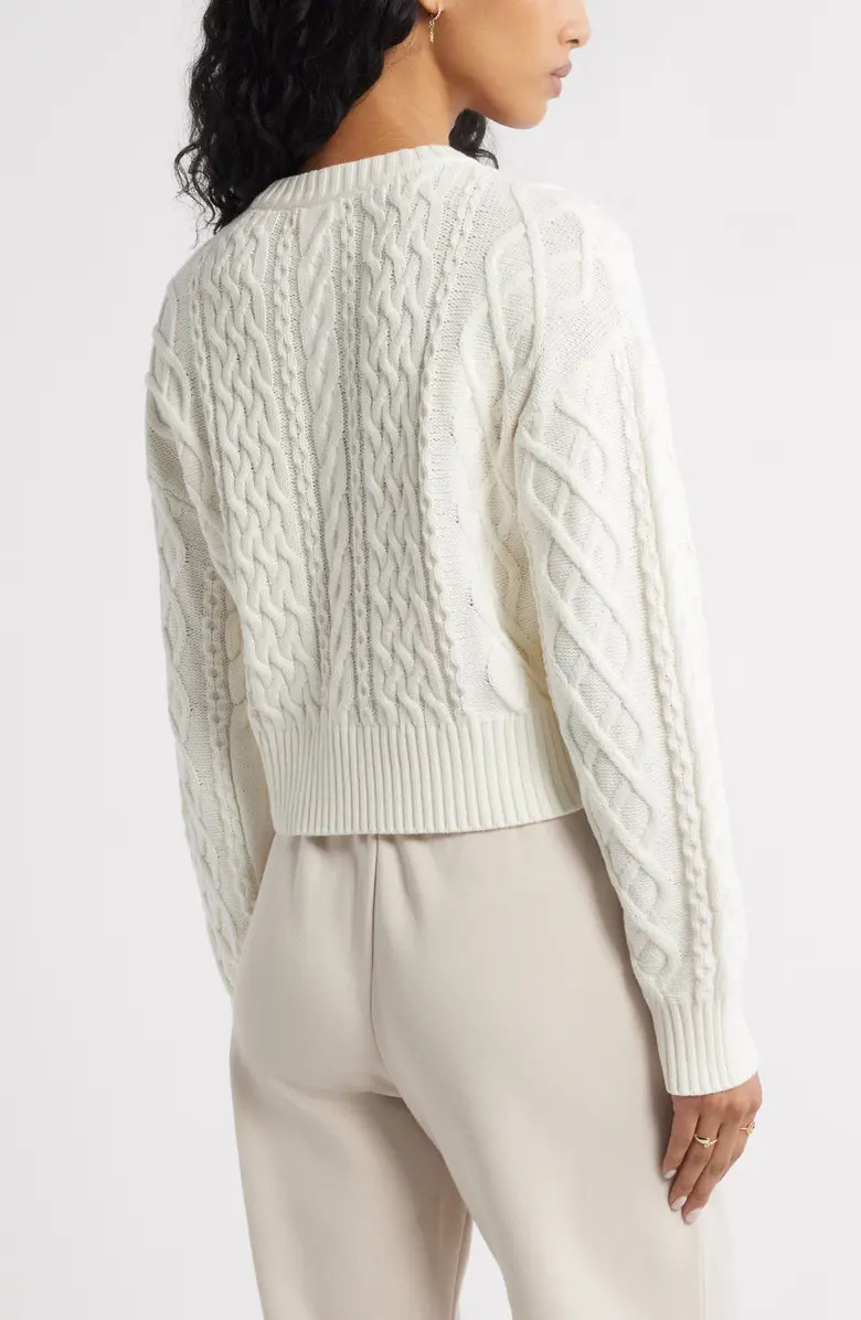 Cable Pullover Sweater | Nordstrom