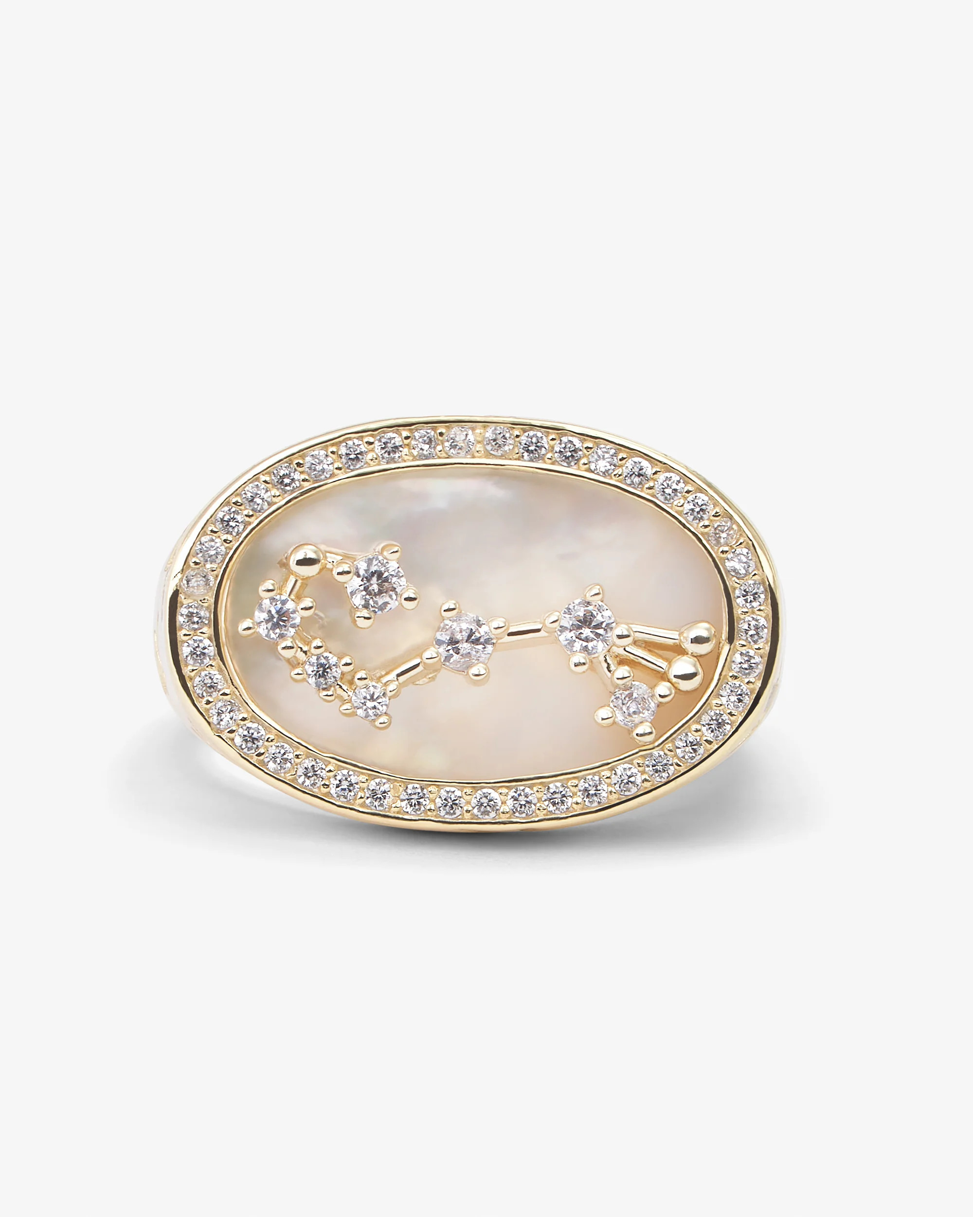 Zodiac Constellation Ring - Gold - 5 / Scorpio | Melinda Maria Jewelry