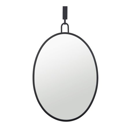 Varaluz Casa - Stopwatch 22x30 Oval Powder Room Mirror - Black | Walmart (US)