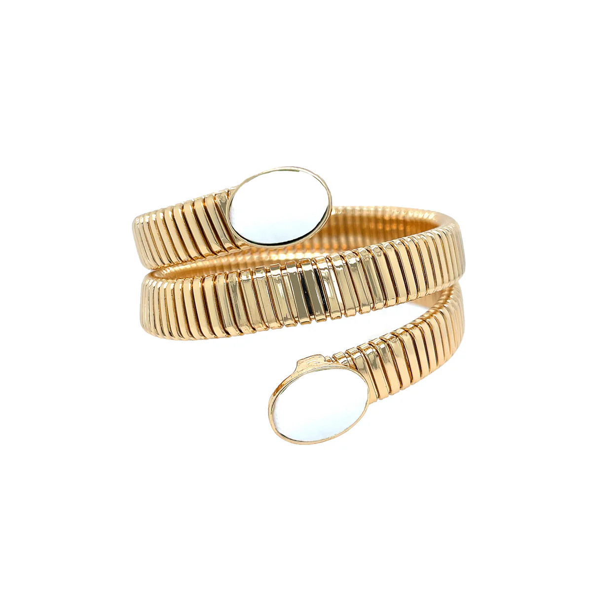 White Wrap Flex Bracelet | Jennifer Miller Jewelry