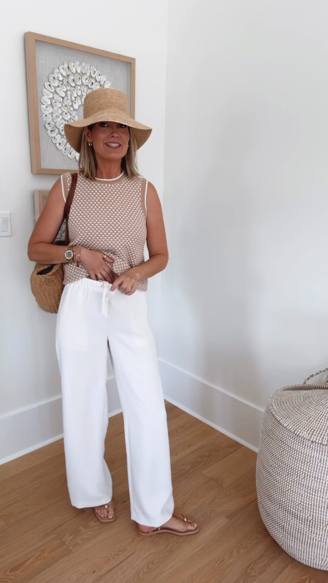 I am 5’11” wearing small tall wide leg pants and small top.  These pants do not wrinkle!!! So they’re perfect for travel  

#LTKTravel #LTKootd #LTKTall