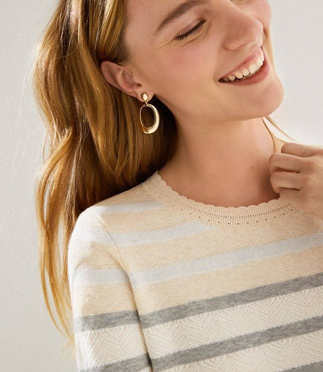Mixed Stripe Sweater | LOFT