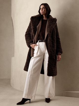 Serres Sherpa Car Coat | Banana Republic (US)