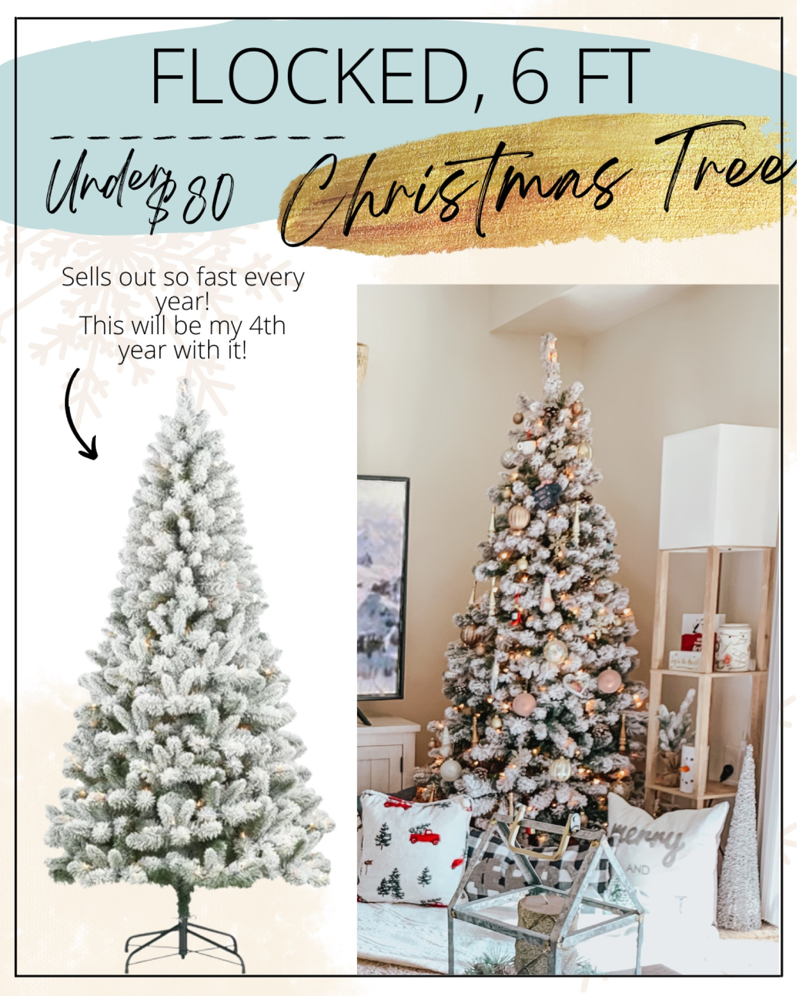 Christmas tree, flocked Christmas tree, Christmas decor, Walmart Christmas tree, Christmas home decor, artificial tree, artificial Christmas tree #LTKHoliday

#LTKunder100

#LTKhome #LTKSeasonal #LTKstyletip