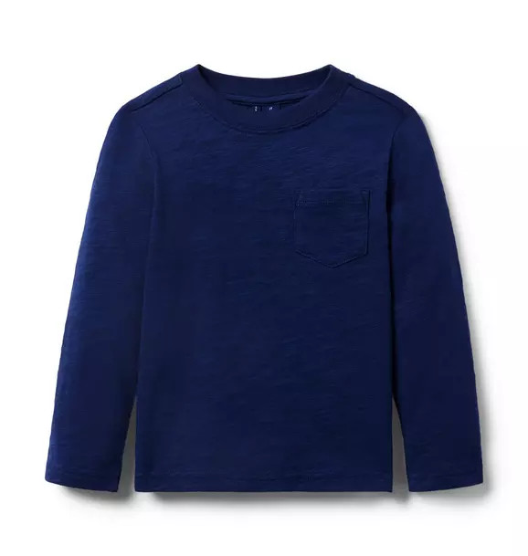 The Long Sleeve Slub Tee | Janie and Jack