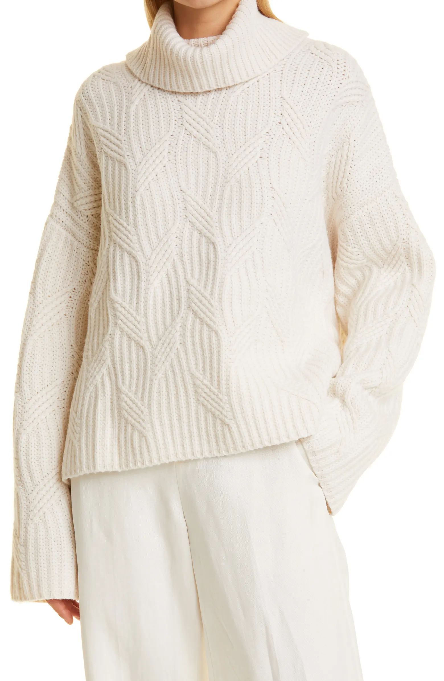 Samsøe Samsøe Kei Wool Blend Turtleneck Sweater | Nordstrom | Nordstrom