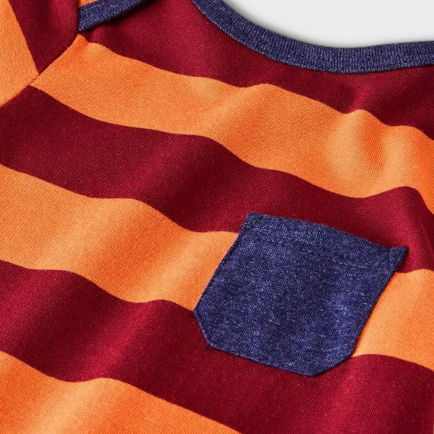Baby Boys' Striped Romper with Pocket - Cat & Jack™ | Target