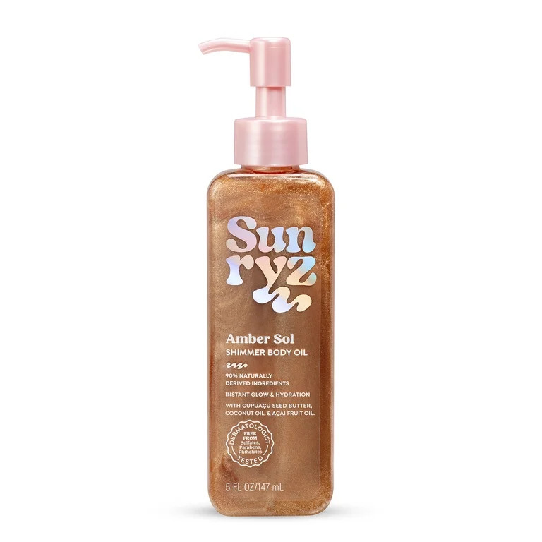 Sunryz Amber Sol Shimmer Body Oil, 5 fl oz | Walmart (US)
