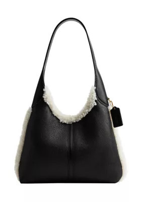 COACH Brooklyn Shoulder Bag 28 in Shearling | Belk