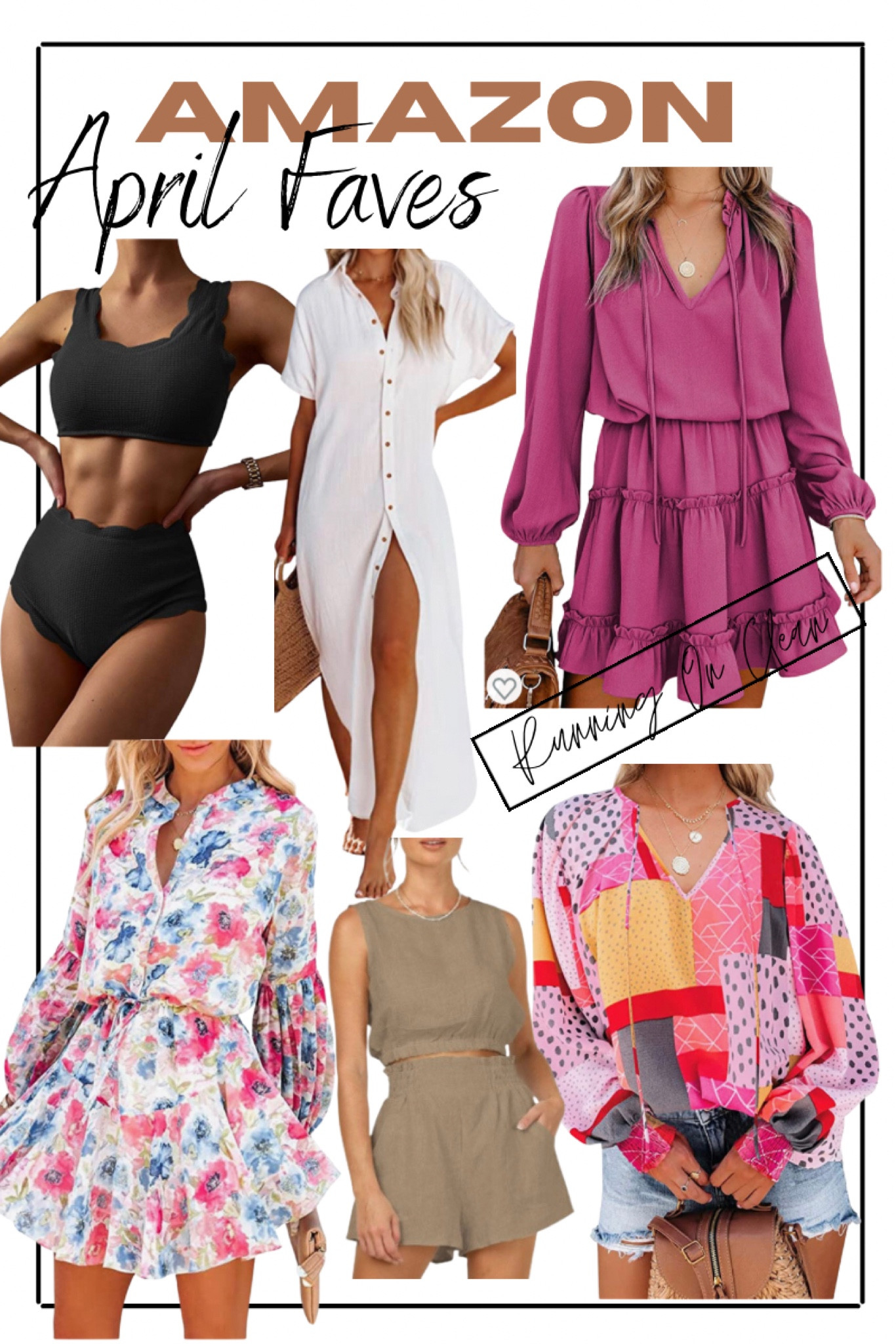 Latest Amazon favorites
Spring dresses 
Spring blouses tops
Cover up
Swimsuit 
Swim cover 
Two piece shorts set
All pieces - tts 


#LTKSeasonal #LTKstyletip #LTKswim