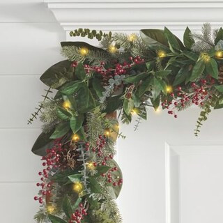 Home For Christmas Garland | Grandin Road