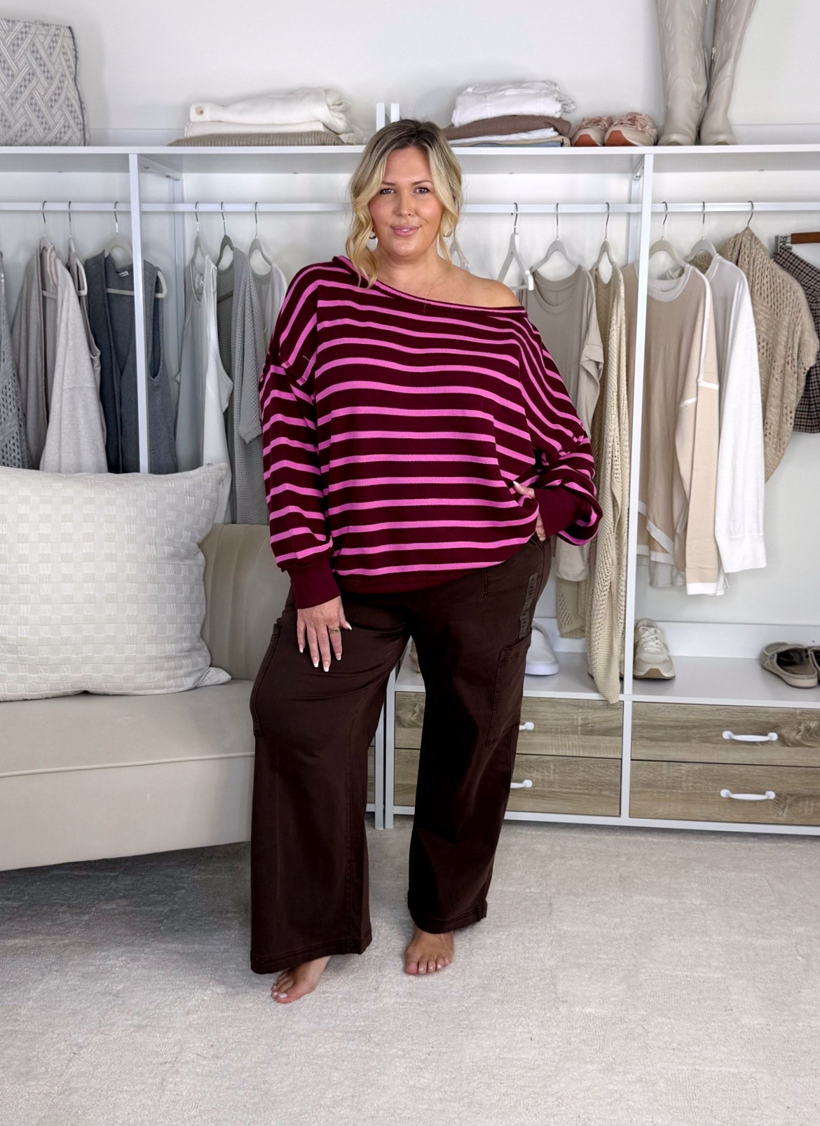 American Eagle haul. Wearing an XXL in everything! Plus size, outfit inspo, fall fashion, mom life, apron belly
