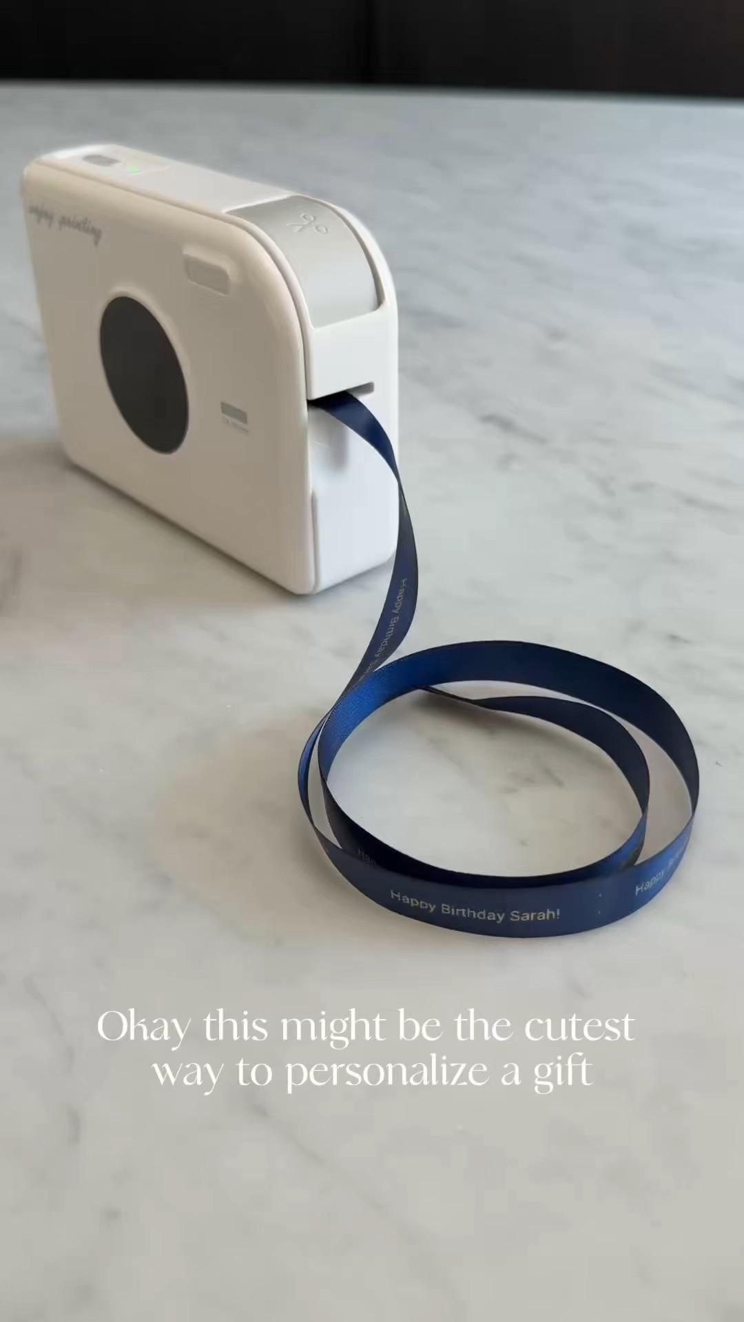 It's the little details that make a gift feel extra special. 🎀 This mini printer lets you customize ribbon with names, messages, and designs, making even simple gift wrapping look completely personalized. I already know I'd use this for every holiday and special occasion!

#amazonfinds #giftideas #giftwrapping #amazonmusthaves #holidayhacks