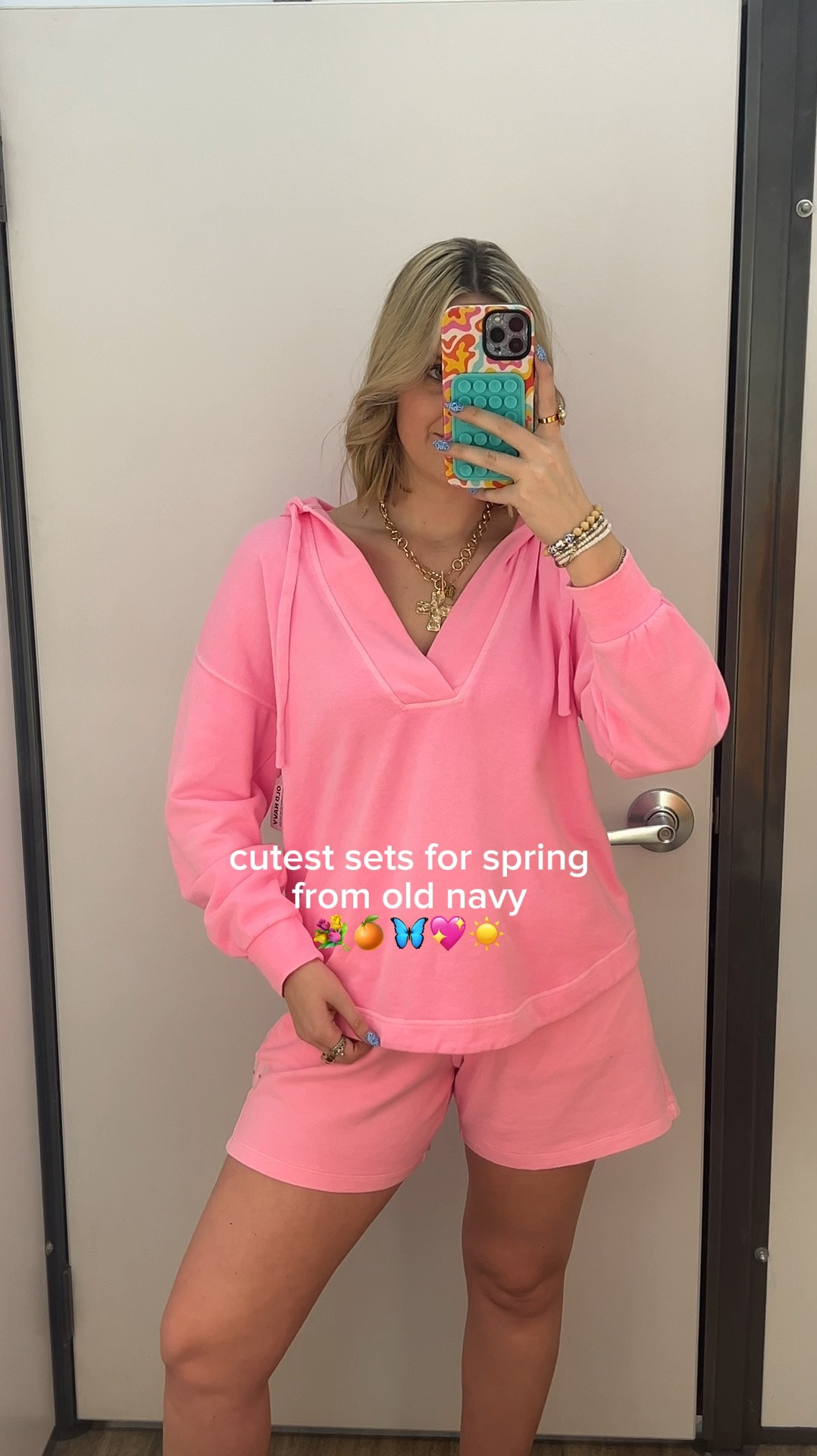 Obsessed with these fun, bright sets for spring from Old Navy! Perfect as a cover-up or for lounging ☀️ So many colors to choose from, but I was drawn to pink and orange… which one do you think I picked? 🎨✨ #SpringStyle #OldNavyFinds #BrightAndBold

#LTKFindsUnder50 #LTKStyleTip #LTKTravel