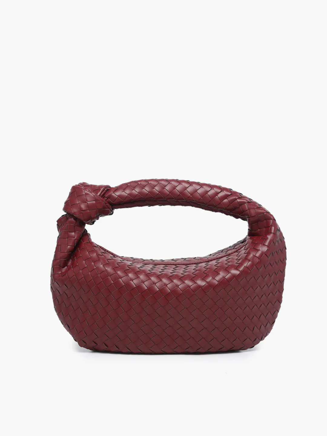 Croissant Knotted Braided Shoulder Bag | Commense