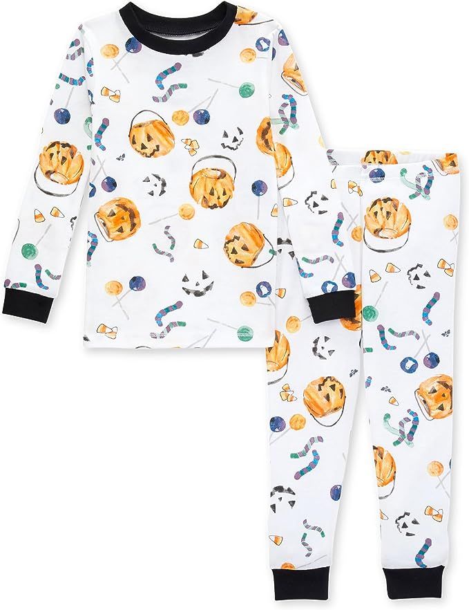 Burt's Bees Baby Baby Boys' PJ Set, Tee and Pant 2-Piece Pajamas, 100% Organic Cotton, Trick or T... | Amazon (US)