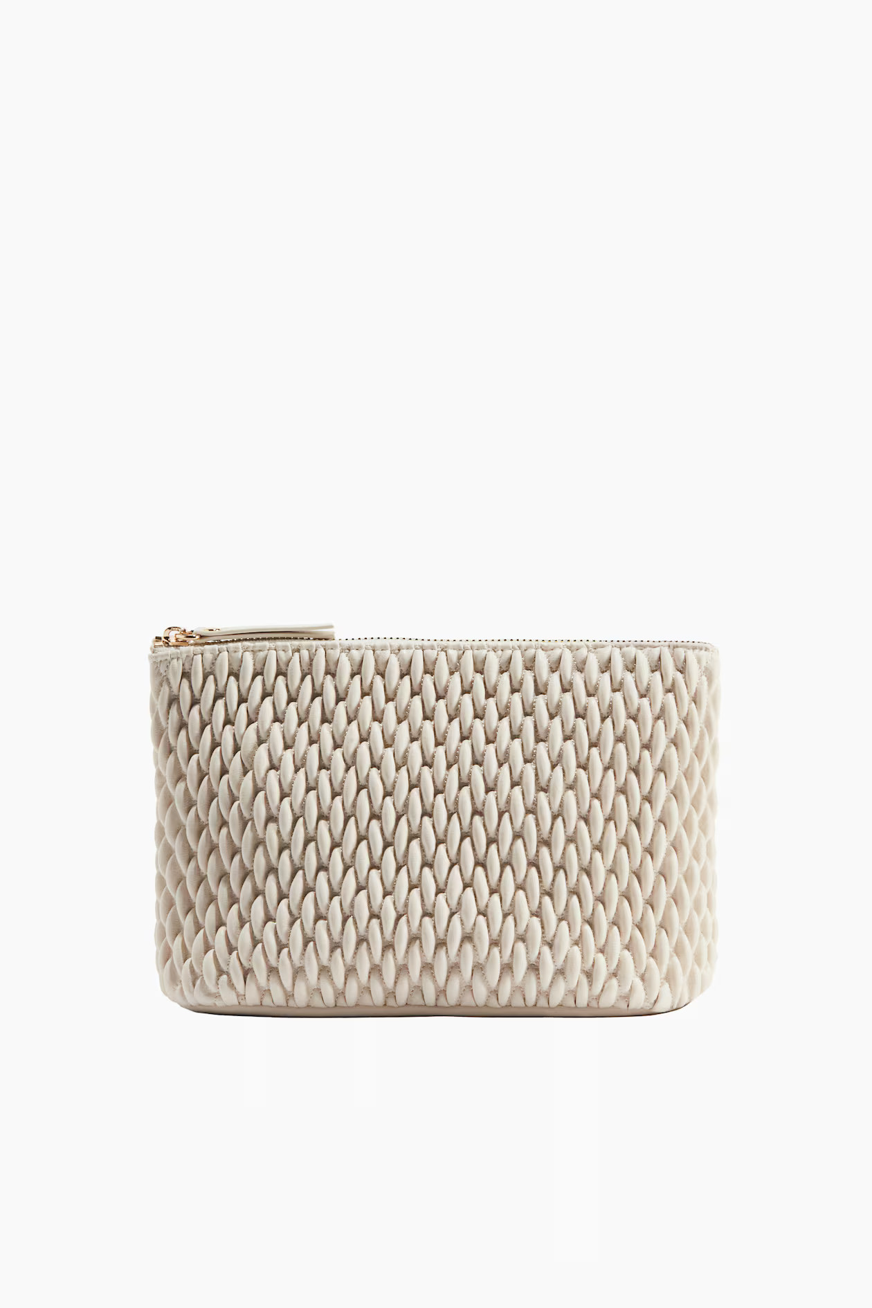 - Quilted make-up bag - Light beige - Beauty all | H&M GB | H&M (UK, MY, IN, SG, PH, TW, HK)