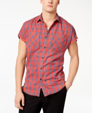 American Rag Men's Banarama Check Shirt, Created for Macy's | Macys (US)