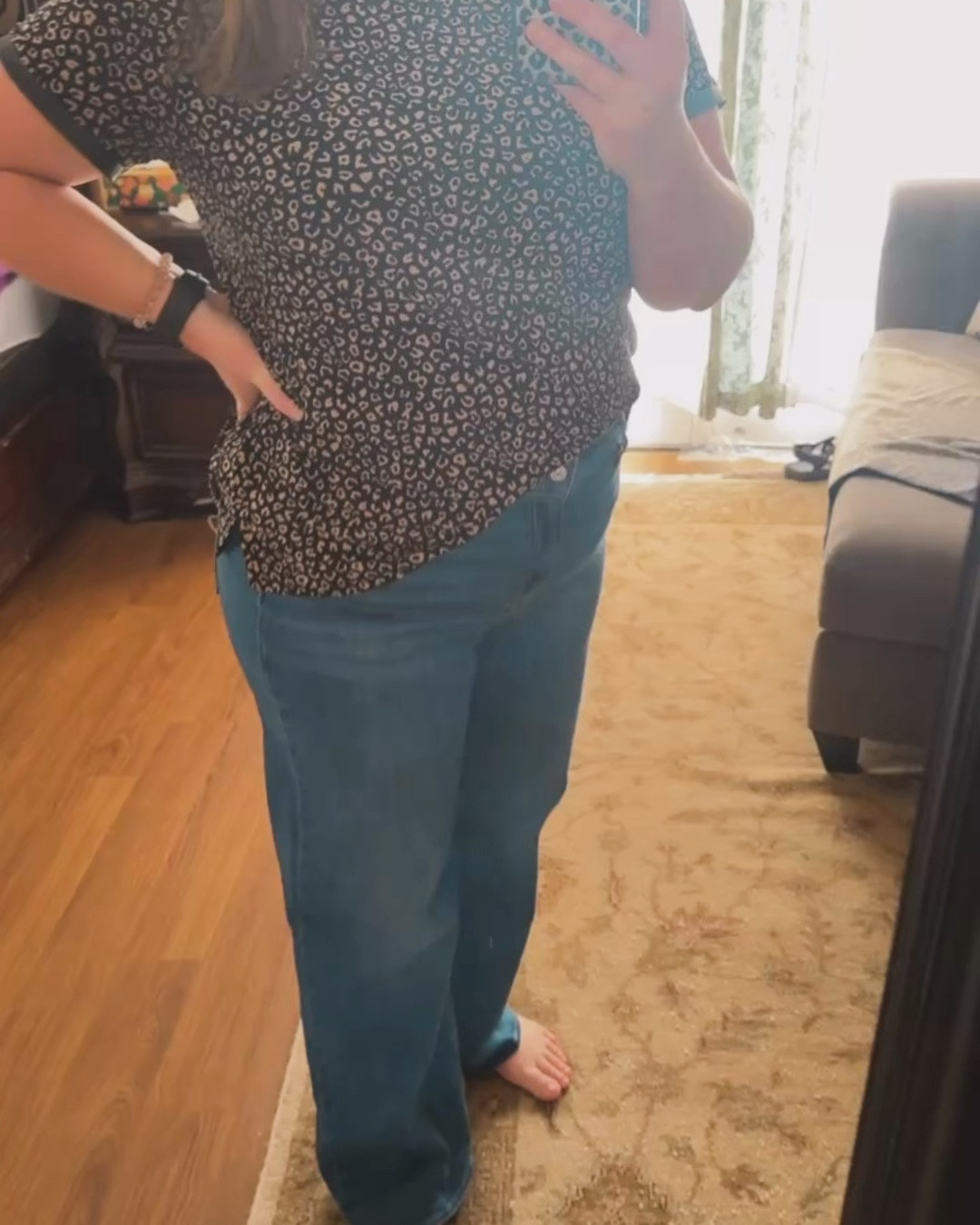 New denim &&& Wide leg🫣Who am I!? 

#LTKdayinmylife #LTKPlusSize #LTKFindsUnder50